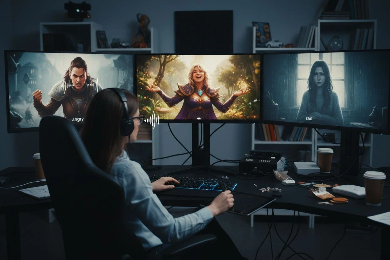 مطورو الألعاب ينشئون أصوات شخصيات نسائية فريدة بالذكاء الاصطناعي