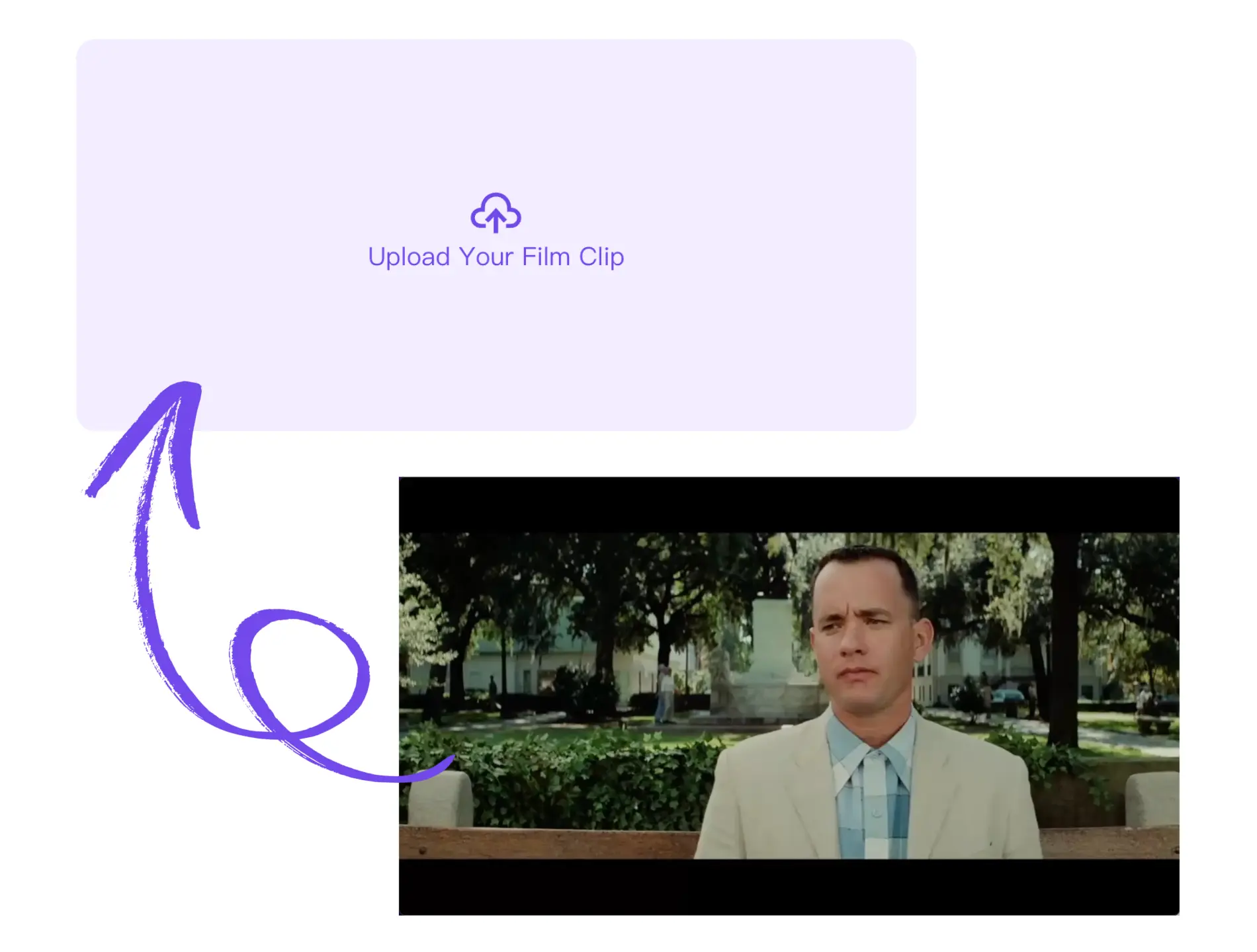 ステップ1：映像ファイルをアップロード