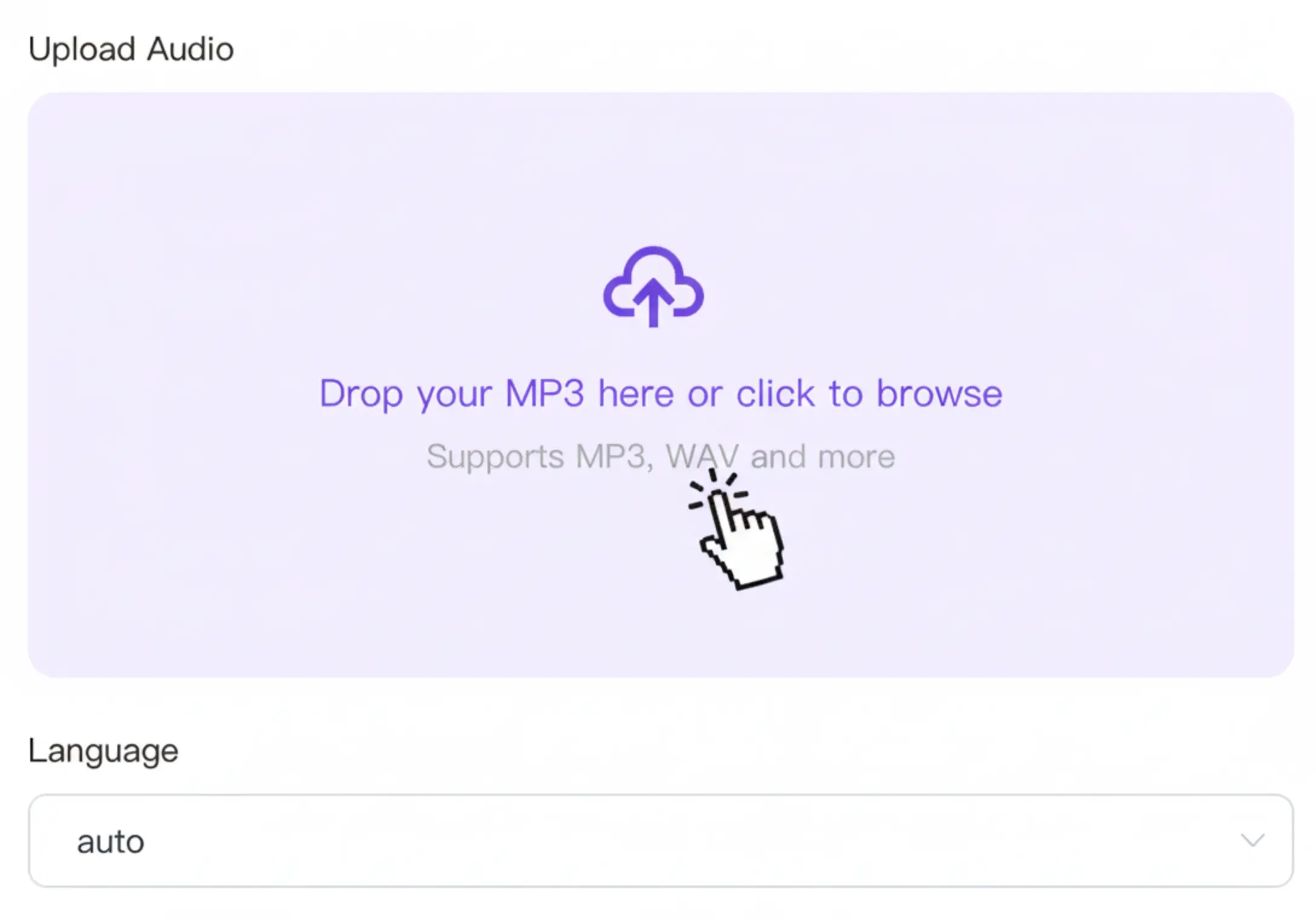 Step 1: Upload Your MP3