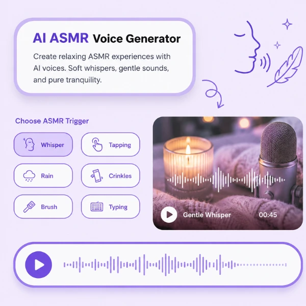 AI ASMR 음성 생성기