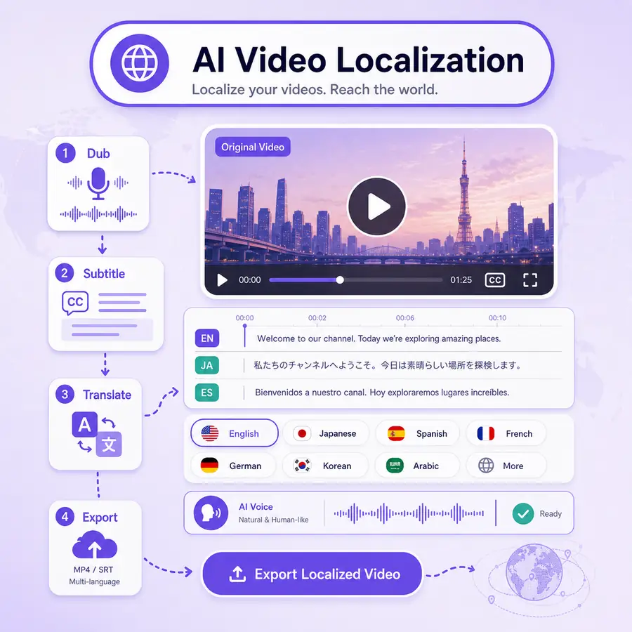 AI 동영상 현지화
