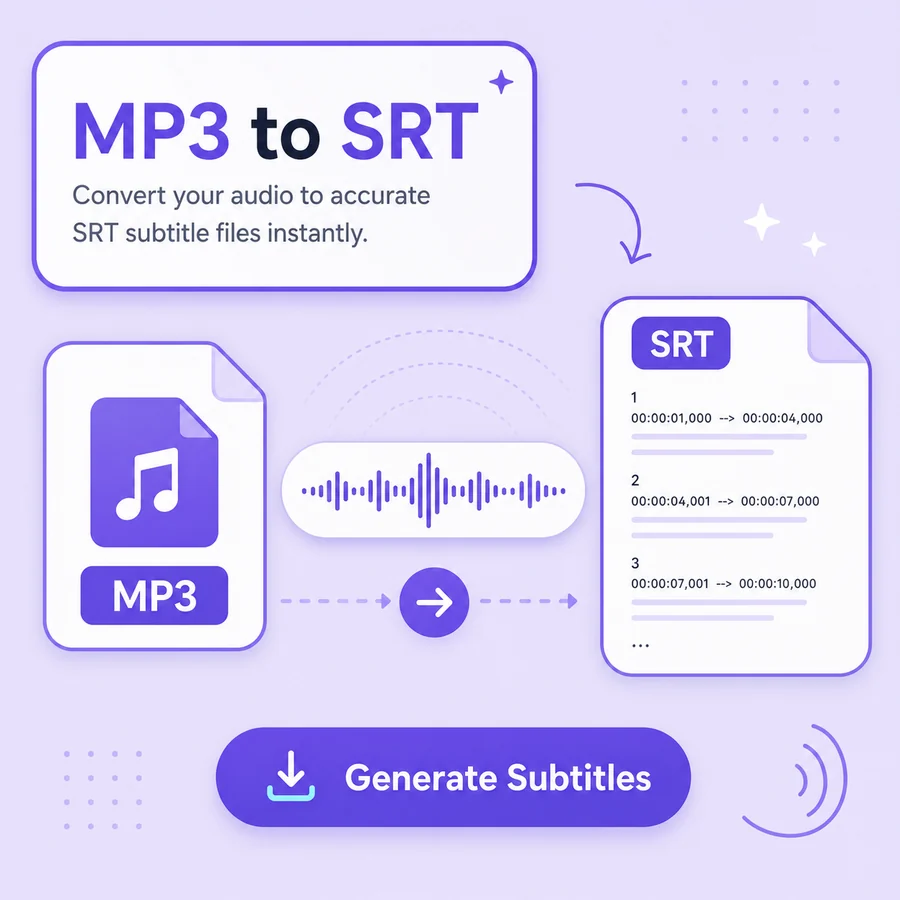 MP3를 SRT로