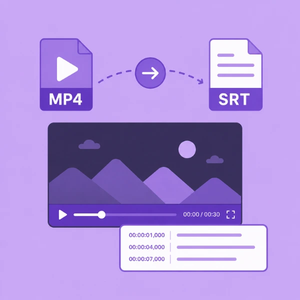 MP4를 SRT로