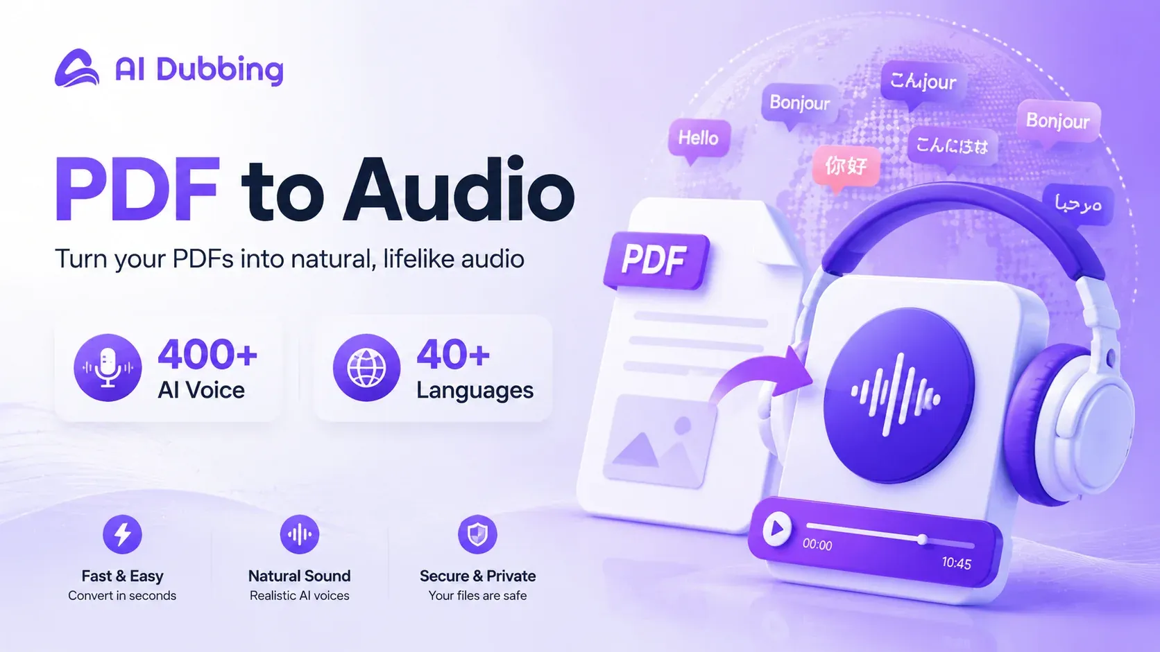 What Is a PDF to Audio Converter?