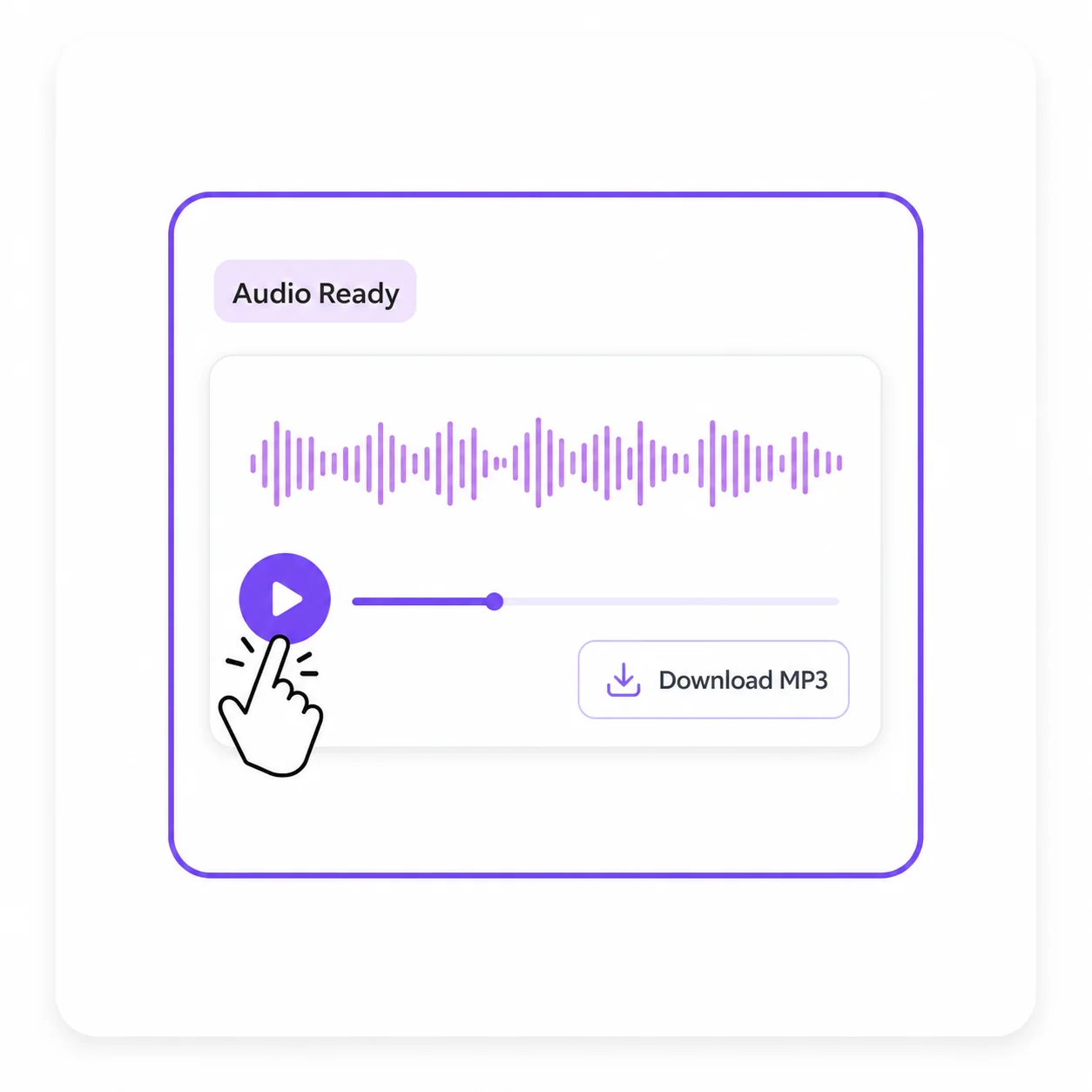 Download your audio