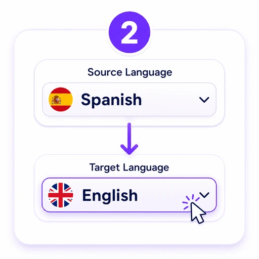 Select English