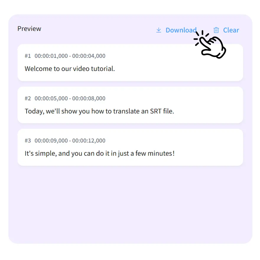 Step 3: Preview & Download