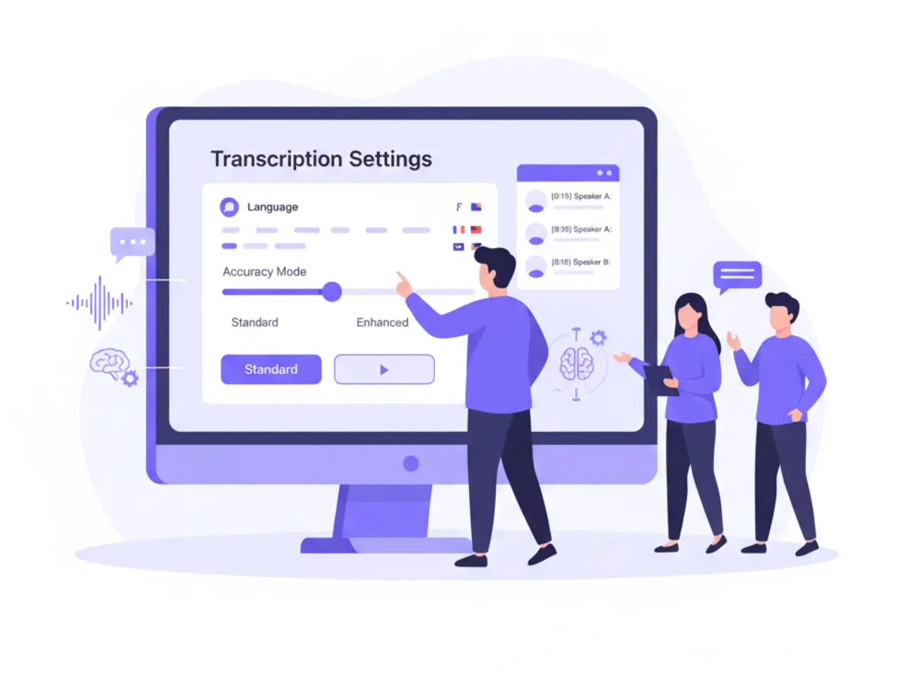 Step2: Choose Language & Accuracy