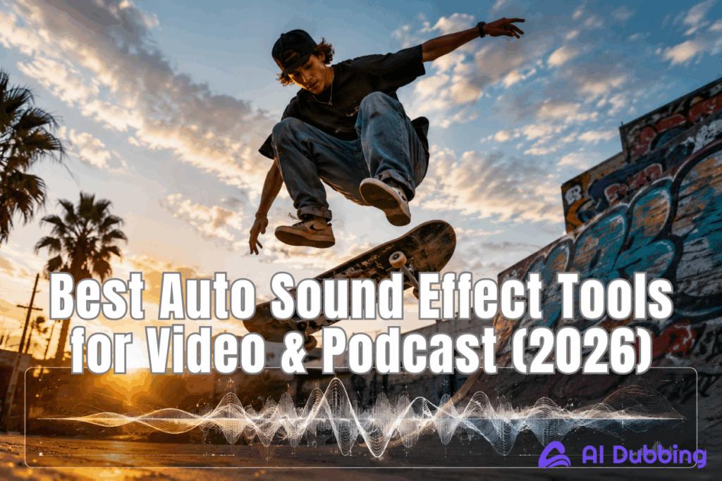 Best Auto Sound Effects Tools for Video & Podcast (2026)