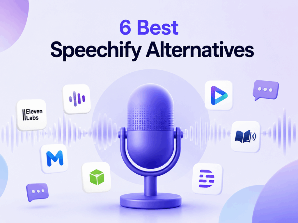 6 Best Speechify Alternatives in 2026