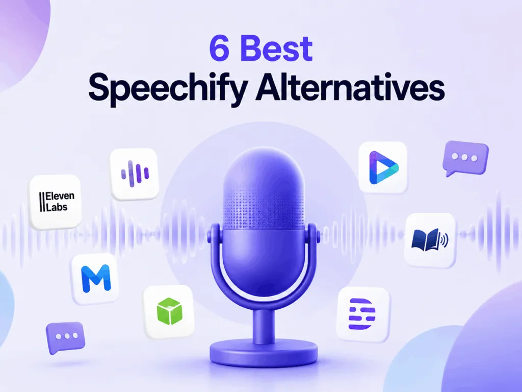 6 Best Speechify Alternatives in 2026