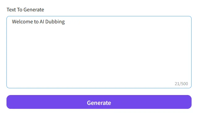 Enter your script or video text