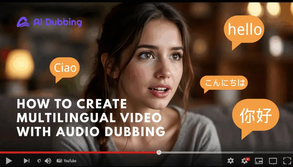 How to Create Multilingual Video With Audio Dubbing