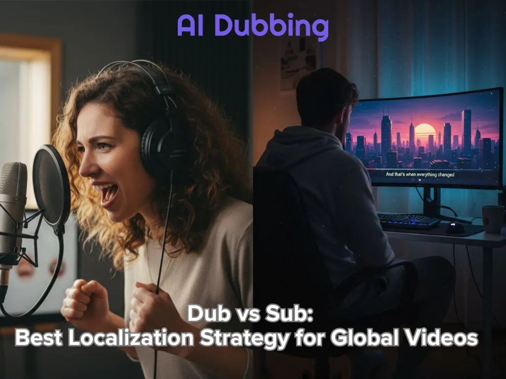 Dub vs Sub: Best Localization Strategy for Global Videos