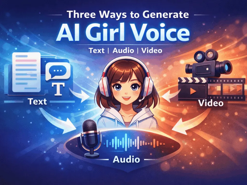How to Generate AI Girl Voice for Your Videos?