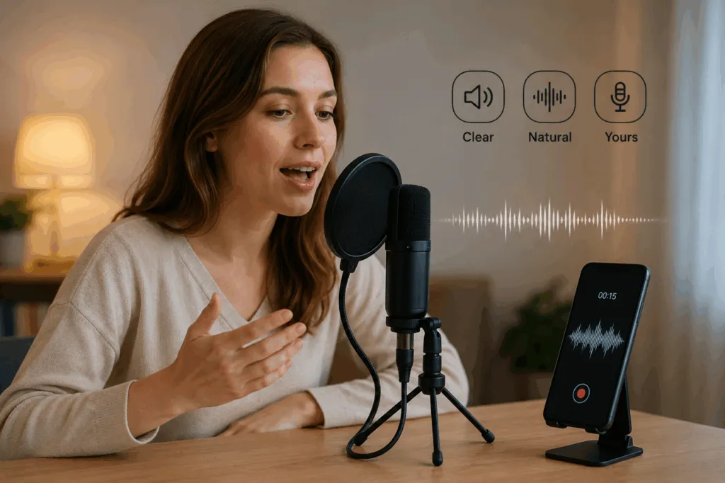 Record or Prepare a Clear Audio Sample