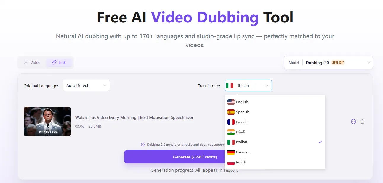 choose language