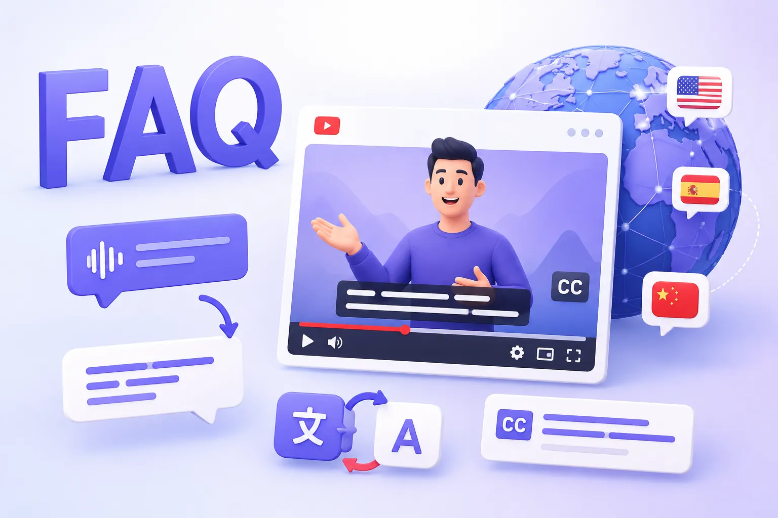 faq about youtube video translator