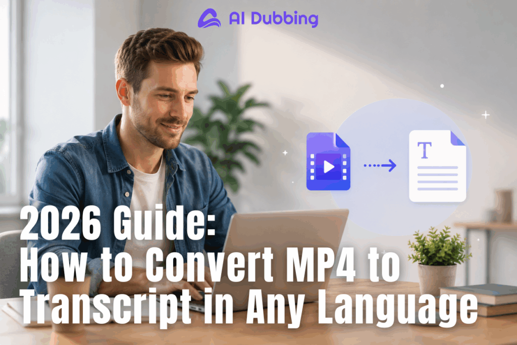 2026 Guide:How to Convert MP4 to Transcript in Any Language