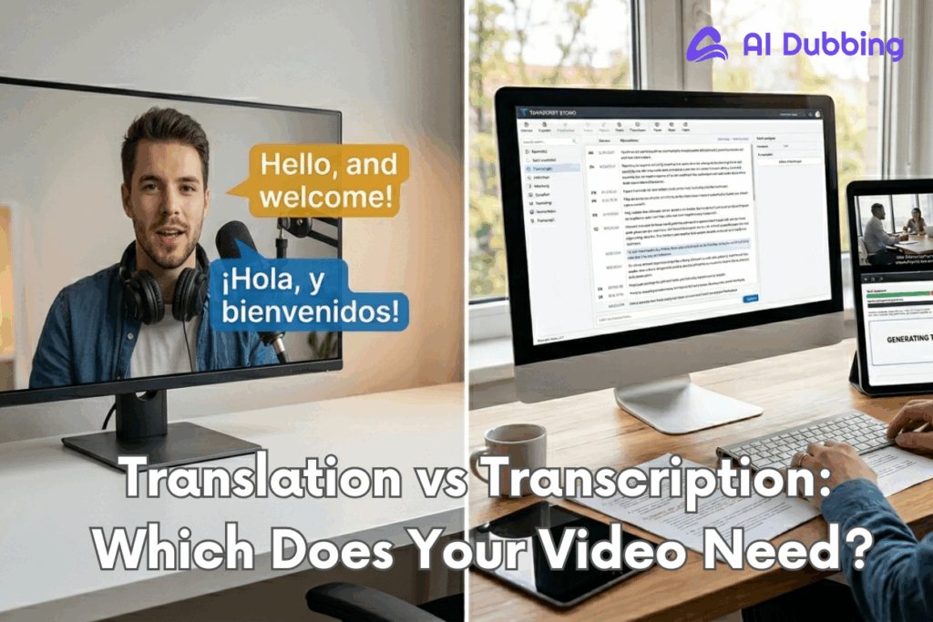 Translation vs Transcription: Which Does Your Video Need?